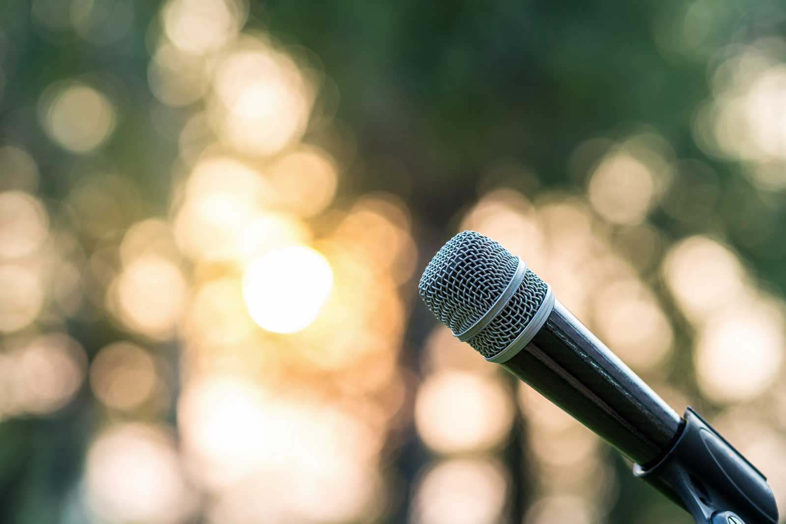 master of ceremonies - microphone